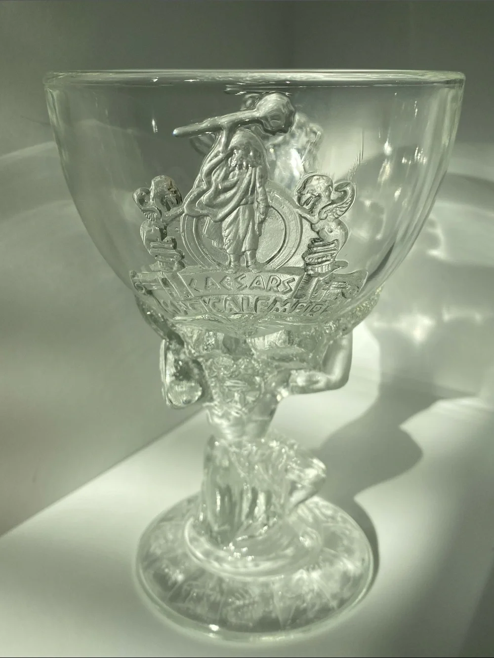 Clear Glass CAESARS MAGICAL EMPIRE goblet